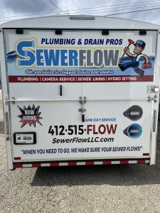 Sewer Flower Trailer Rear