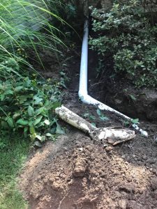Sewer Line installation